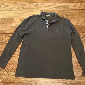 Burberry long sleeve polo